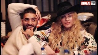 Madonna revela cómo conoció al cantante colombiano Maluma  ¡HOLA TV [upl. by Meras172]