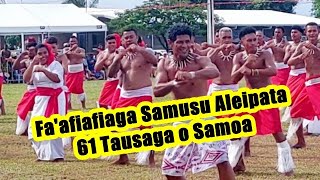 Faafiafiaga Afioaga Samusu 61 Tausaga Tutoatasi o Samoa 1 Iuni 2023Samoa Entertainment TV [upl. by Eniamzaj]