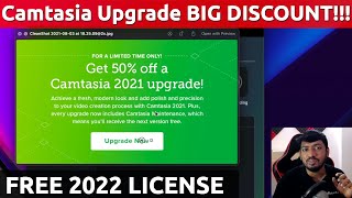 Camtasia 2021 DISCOUNT on UPGRADE and FREE 2022 License BUNDLE [upl. by Donnenfeld]