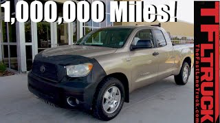 Meet the One Million Mile Toyota Tundra Still with Its Original V8 [upl. by Rizas69]