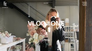 Day in the life as a florist and stylist prepping a real wedding  VLOG ONE [upl. by Catlaina723]