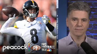 How Kenny Pickett talked with Steelers after Russell Wilson signing  Pro Football Talk  NFL on NBC [upl. by Eibbil421]