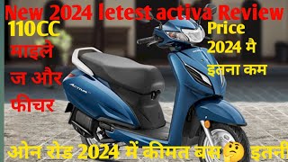 Honda activa honda activa 110cc new model 2024 activa review activa mileage activa pricefeaturs [upl. by Merton427]