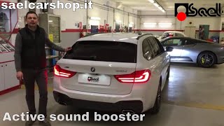 Active sound booster pro BMW 5 G31  Sael snc Brescia [upl. by Rodolphe954]