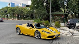 Ferrari 458 Speciale Aperta Powerslide In São Paulo João Vilkas [upl. by Dorey]