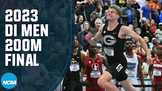 Mens 200m  2023 NCAA indoor track and field championships [upl. by Hsac]