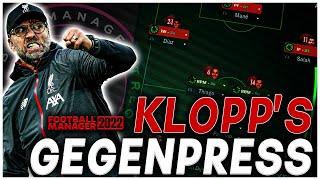 FM22 TACTIC  KLOPPS GEGENPRESS 433  FOOTBALL MANAGER 2022 [upl. by Hoover97]