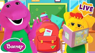 Back to School Fun with Barney  Full Episodes Live  Barney the Dinosaur [upl. by Jillene867]