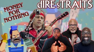 Dire Straits  Money for Nothing Reaction Iconic Guitar from an Iconic Band with a Roblox Video [upl. by Andersen]