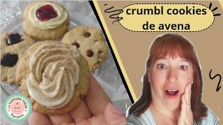 ¡Crumbl Cookies Saludables Deliciosas Galletas de Avena caseras [upl. by Tanah]