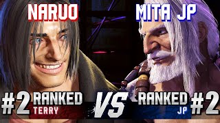 SF6 ▰ NARUO 2 Ranked Terry vs MITA JP 2 Ranked JP ▰ High Level Gameplay [upl. by Robin]