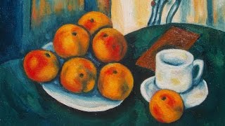 Painting Paul Cezanne’s Still Life with Apples in Oils Step by Step [upl. by Tnilk344]