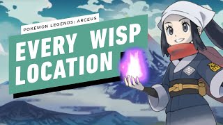 Pokemon Legends Arceus  Every Wisp Location [upl. by Mayfield]