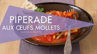 Piperade aux oeufs mollets  Recette au Cook Expert Magimix [upl. by Pasia]