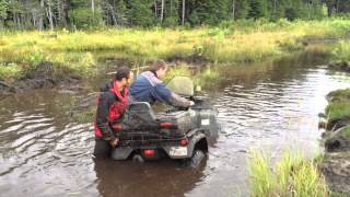 VTT dans la boue  ATV in mud  SaintRaymond de Portneuf Quebec [upl. by Lydell44]