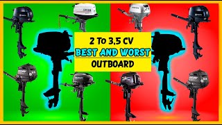 🚤🟢DISCOVER the BEST SMALL OUTBOARD MOTOR and WORST🔴 2 to 35 hp OUTBOARD motor comparison [upl. by Rabka950]