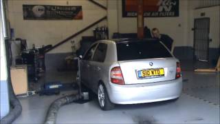 Skoda Fabia 19 TDI 315bhp dyno run Good power but more to come [upl. by Rhianna]