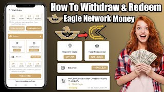 How To Withdraw Eagle Network money in Cryptokara wallet  eagle network money redeem [upl. by Essilevi]