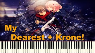 My Dearest  Krone  Guilty Crown Synthesia Piano Solo [upl. by Notnroht211]