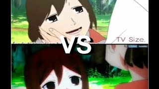 Ayano no Koufuku Riron Comparación Tv Anime vs Bluray [upl. by Okier]