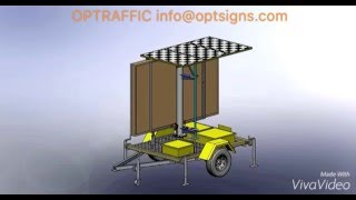 HOW TO ASSEMBLE A SOLAR POWERED VMS TRAILER [upl. by Siuoleoj161]