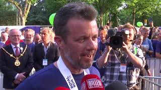 ROYAL RUN Glad Frederik talte om sine børn og dronningen [upl. by Nhguav892]