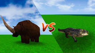 Elasmotherium Vs All Carnivores  Survival Craft 2 [upl. by Prakash]