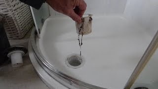 How to clear a blocked or slow running shower waste [upl. by Dlorad]