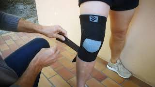 Vidéo Medisport de la genouillère ligamentaire strap [upl. by Caprice522]