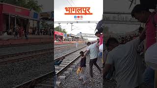 Bhagalpur station 🚉 trending trendingbhojpurisong raviyadavvlogs trending [upl. by Iey]