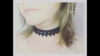 SUPER EINFACHE Kette häkeln  Choker häkeln super für Anfänger geeignet [upl. by Papageno]