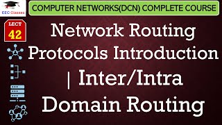 L42 Network Routing Protocols Introduction  InterIntra Domain Routing  Computer Network Lectures [upl. by Hyams]