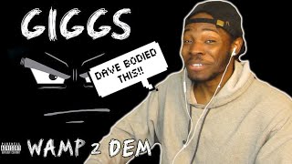 AMERICAN REACTS TO GIGGS  PELIGRO FEAT DAVE UK RAP REACTION DAVE WENT CRAZY ON THIS ONE [upl. by Akenahs]