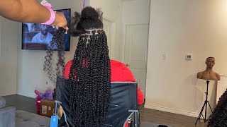 PASSION TWISTS TUTORIAL ON 4C Natural Hair  SUPER EASY PASSION TWIST TUTORIAL Passiontwist [upl. by Hovey]