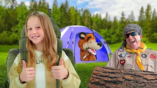 Nastya and summer camping rules for kids [upl. by Atiran]