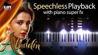 Ninguém me Cala Speechless Aladdin 2019  Playback Synthesia LED e Partitura [upl. by Nisa170]