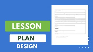 Lesson Plan Design [upl. by Etnohc]