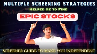 Multiple Screening Strategies that helped me to Find EPIC Stocks  Multi Year Breakout Screener [upl. by Yrak]