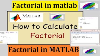 How to find factorial of any number in MATLAB  How to Use for Loop in MATLAB [upl. by Mcarthur]