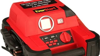 EverStart 750A Jump Starter with 120 PSI Digital Compressor Heavy Duty Clamps It is Broken Already [upl. by Ardnazil]