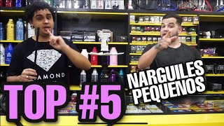 TOP 5 MELHORES NARGUILES PEQUENOS BARATOS [upl. by Afrikah]