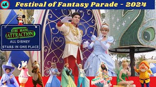 Disney Festival of Fantasy Parade at Magic Kingdom  FULL UNCUT SHOW 2024  Walt Disney World [upl. by Menides]