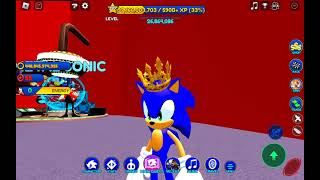 Reviewing the elite sonic skin In sonic speed simulator [upl. by Mcafee]