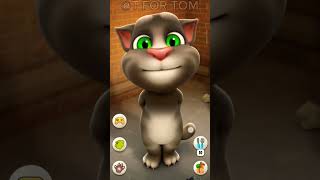 Taking Tom Noo 😺 talkingtom cat funny mytalkingtom talking comedy vaira catlover baby [upl. by Valdemar]