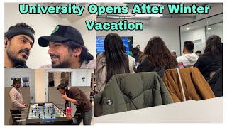 University Reopen After Winter Vacation  Germany Student Life [upl. by Manolo]