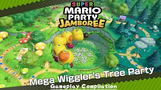 Mega Wigglers Tree Party Gameplay Compilation  Super Mario Party Jamboree [upl. by Sally509]