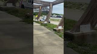 Hatteras Island Rescue Squad R357 responding for a rescue on the beach [upl. by Acirtal]