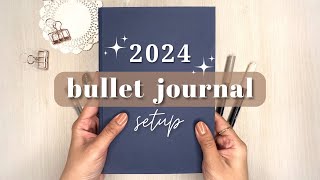 My 2024 Bullet Journal Setup✨  Simple and Effective Spreads [upl. by Willtrude]