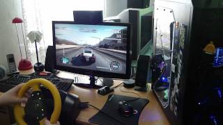 Logitech Lenkrad Wingman and Workstation [upl. by Ondine]