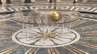 Amazing Foucault’s pendulum at Pantheon in Paris France 🇫🇷 [upl. by Aizirtap]